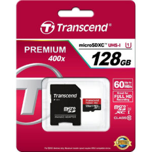 ذاكرة من نوع Transcend Premium 400x microSDXC