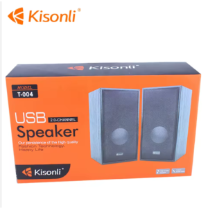  مكبرات صوت سلكية للمكتب والكمبيوتر (Desktop Computer Speakers) من شركة Kisonli، موديل T-004.